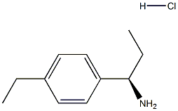 (R)-1-(4-Ethylphenyl)propan-1-aMine hydrochloride Struktur