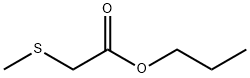 Propyl 2-(Methylthio)acetate Struktur