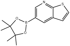 5-(4,4,5,5-tetraMethyl-1,3,2-dioxaborolan-2-yl)thieno[2,3-b]pyridine Struktur