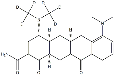 Minocycline-D-6 Struktur