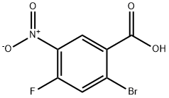 2-BroMo-4-fluoro-5-nitrobenzoic Acid Struktur