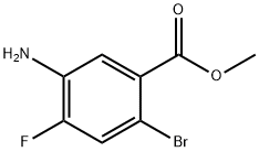 5-AMino-2-broMo-4-fluorobenzoic Acid Methyl Ester Struktur