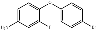 4-(4-bromophenoxy)-3-fluoroaniline Struktur