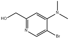 (5-BroMo-4-(diMethylaMino)pyridin-2-yl)Methanol Struktur