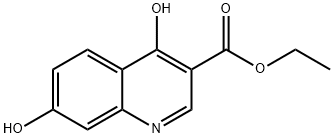 Ethyl 4,7-Dihydroxyquinoline-3-carboxylate Struktur