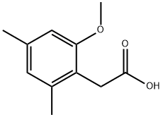 4,6-DiMethyl-2-Methoxyphenylacetic acid Struktur