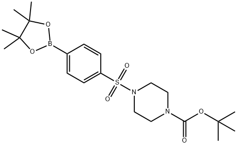 4-(4-Boc-Piperazin-1-ylsulfonyl)phenylboronic acid pinacol ester Struktur