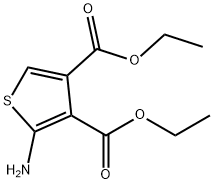 3,4-Diethyl 2-aMinothiophene-3,4-dicarboxylate Struktur