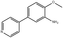 2-Methoxy-5-(pyridin-4-yl)aniline Struktur