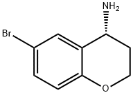 (4R)-6-broMo-3,4-dihydro-2H-chroMen-4-aMine Struktur