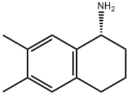 (1R)-6,7-DIMETHYL-1,2,3,4-TETRAHYDRONAPHTHALEN-1-AMINE Struktur