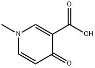 1-Methyl-4-oxo-1,4-dihydropyridine-3-carboxylic acid Struktur