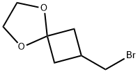 2-BroMoMethyl-5,8-dioxaspiro[3.4]octane Struktur