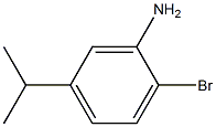 2-broMo-5-isopropylaniline Struktur