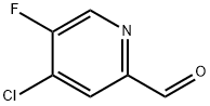 4-Chloro-5-fluoro-2-pyridinecarbaldehyde Struktur