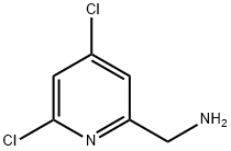 C-(4,6-Dichloro-pyridin-2-yl)-MethylaMine Struktur