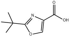 2-(tert-Butyl)oxazole-4-carboxylic acid Struktur