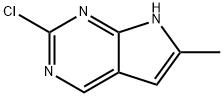 2-Chloro-6-Methyl-7H-pyrrolo[2,3-d]pyriMidine Struktur