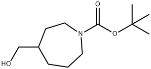 1-Boc-azepane-4-Methanol Struktur