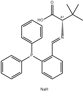 N-[[2-(Diphenylphosphino)phenyl]Methylene]-3-Methyl-L-valine sodiuM salt Struktur