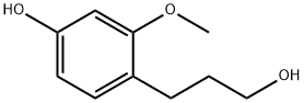 4-(3-Hydroxypropyl)-3-Methoxyphenol Struktur