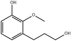 3-(3-Hydroxypropyl)-2-Methoxyphenol Struktur