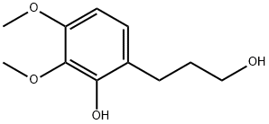 6-(3-Hydroxypropyl)-2,3-diMethoxyphenol Struktur