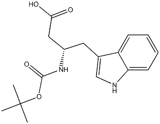 Boc-D-beta-hoMotryptophan Struktur