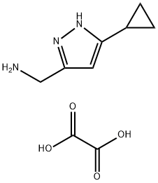 C-(5-CYCLOPROPYL-1H-PYRAZOL-3-YL)-METHYLAMINE OXALATE Struktur