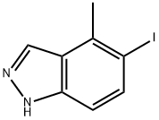 5-Iodo-4-methyl-1H-indazole Struktur