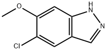 5-CHLORO-6-METHOXY (1H)INDAZOLE Struktur