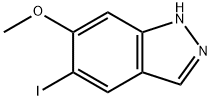 5-Iodo-6-Methoxy (1H)indazole Struktur