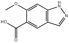 6-Methoxy-1H-indazole-5-carboxylic acid Struktur