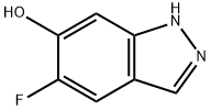 5-Fluoro-6-hydroxy (1H)indazole Struktur