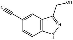 5-Cyano-3-hydroxyMethyl (1H)indazole Struktur