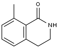 8-Methyl-3,4-dihydroisoquinolin-1(2H)-one Struktur