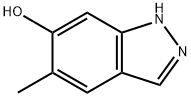 5-Methyl-6-hydroxy-(1H)indazole Struktur