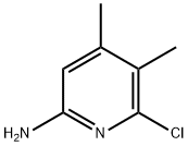 6-CHLORO-4,5-DIMETHYLPYRIDIN-2-AMINE Struktur