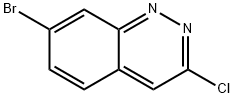 7-bromo-3-chlorocinnoline Struktur