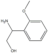 2-AMINO-2-(2-METHOXYPHENYL)ETHAN-1-OL Struktur