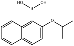 (2-Isopropoxynaphthalen-1-yl)boronic acid Struktur