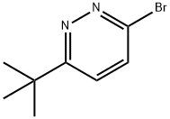 3-BroMo-6-(tert-butyl)pyridazine Struktur