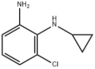 6-Chloro-N1-cyclopropylbenzene-1,2-diaMine Struktur