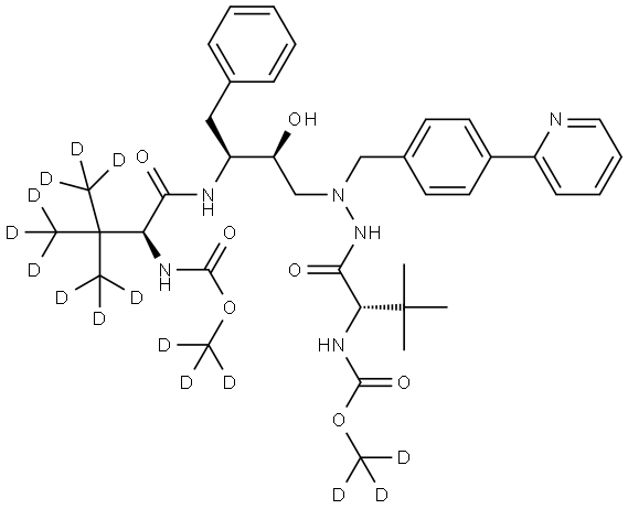 Deuterated Atazanivir Struktur