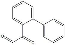 2-(Biphenyl-2-yl)-2-oxoacetaldehyde Struktur