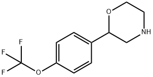 2-(4-(TrifluoroMethoxy)phenyl)Morpholine Struktur