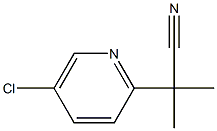 2-(5-Chloropyridin-2-yl)-2-Methylpropanenitrile Struktur