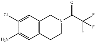 1-(6-AMino-7-chloro-3,4-dihydroisoquinolin-2(1h)-yl)-2,2,2-trifluoroethanone Struktur