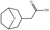 8-Oxabicyclo[3.2.1]octane-3-acetic acid Struktur