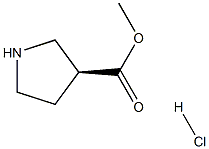 (S)-Methyl pyrrolidine-3-carboxylate HCL Struktur